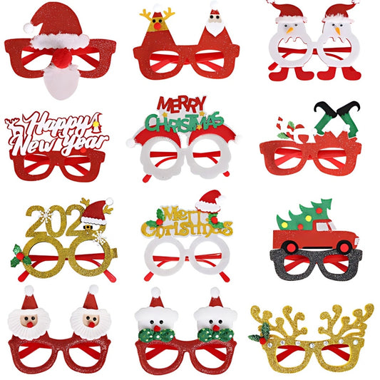 Christmas Party Glasses for Adults & Kids – New Festive Eyewear, Holiday Decoration Glasses for Xmas Gift & Celebration