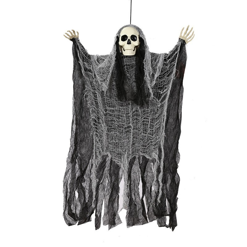 💀 Halloween Hanging Ghost Decor | Haunted House Props | 3-Piece Set & Single Ghosts