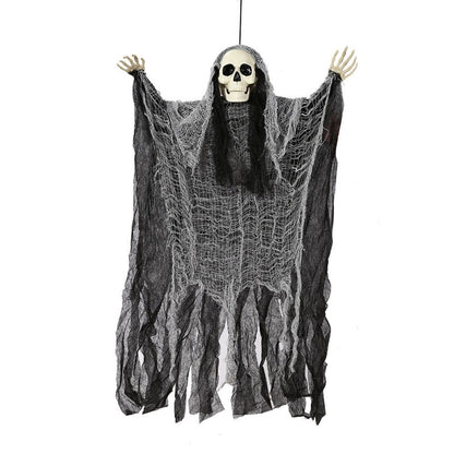 💀 Halloween Hanging Ghost Decor | Haunted House Props | 3-Piece Set & Single Ghosts