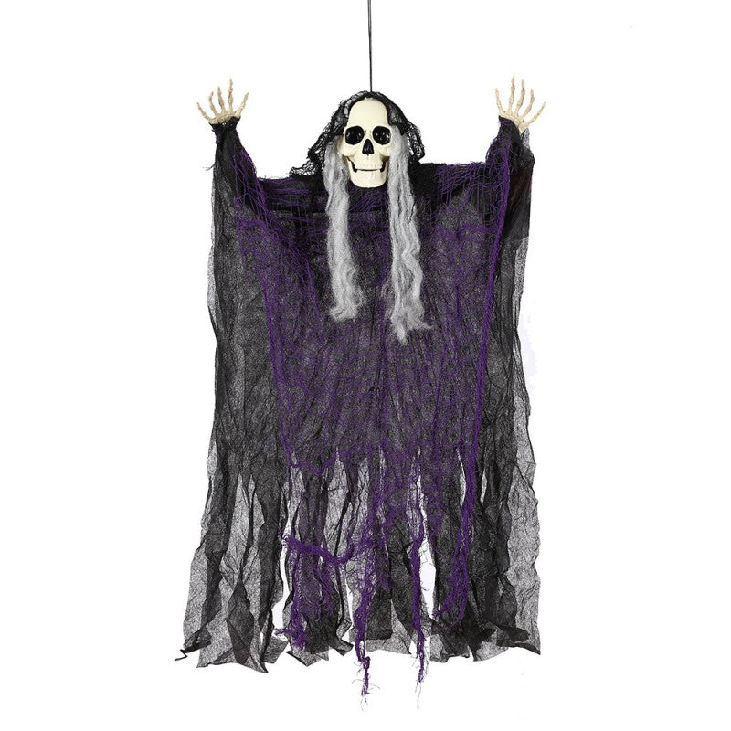 💀 Halloween Hanging Ghost Decor | Haunted House Props | 3-Piece Set & Single Ghosts