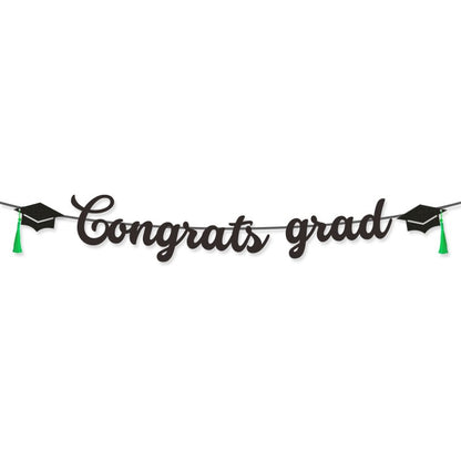 Graduation Party Banner & Garland | Mortarboard & Alphabet Bunting | Bulk Custom