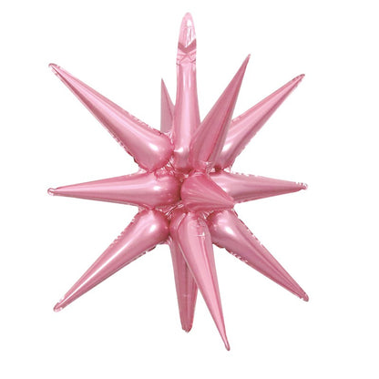 22 Inch 4D Cone Aluminum Foil Balloon Exploding Star Water Drop Light Integrated Balloon For Birthday Party Decoration