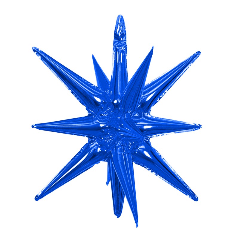 22 Inch 4D Cone Aluminum Foil Balloon Exploding Star Water Drop Light Integrated Balloon For Birthday Party Decoration