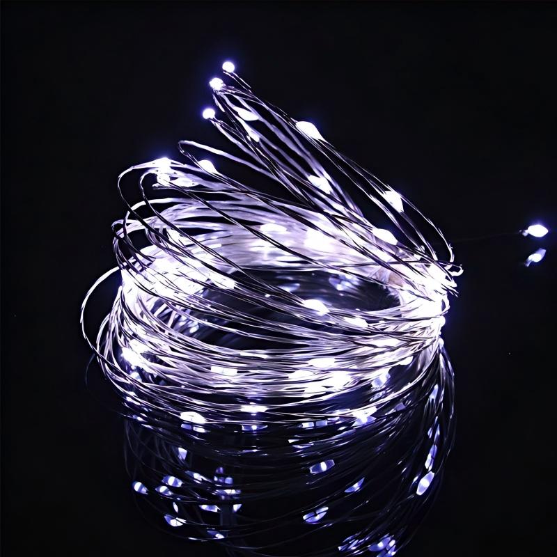 LED Copper Wire Light Strip with BatterWaterproof Twinkle String for Bubble Ball, Wedding Centerpiece, Party Decoration & Art Craft
