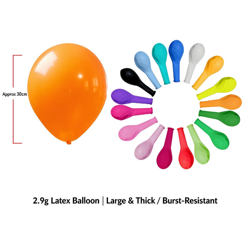 Printed latex balloon 12-inch matte 2.9g large thickened round