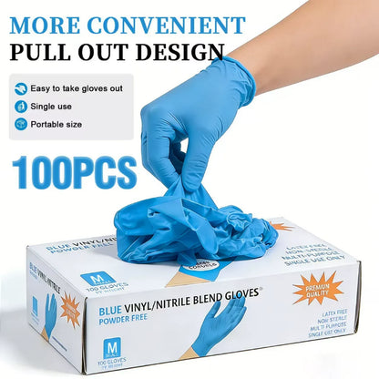 Wholesale Black Disposable Nitrile Gloves, Thick Blend Powder-Free & Latex-Free, Food Grade for Beauty Salon, Tattoo & Automotive