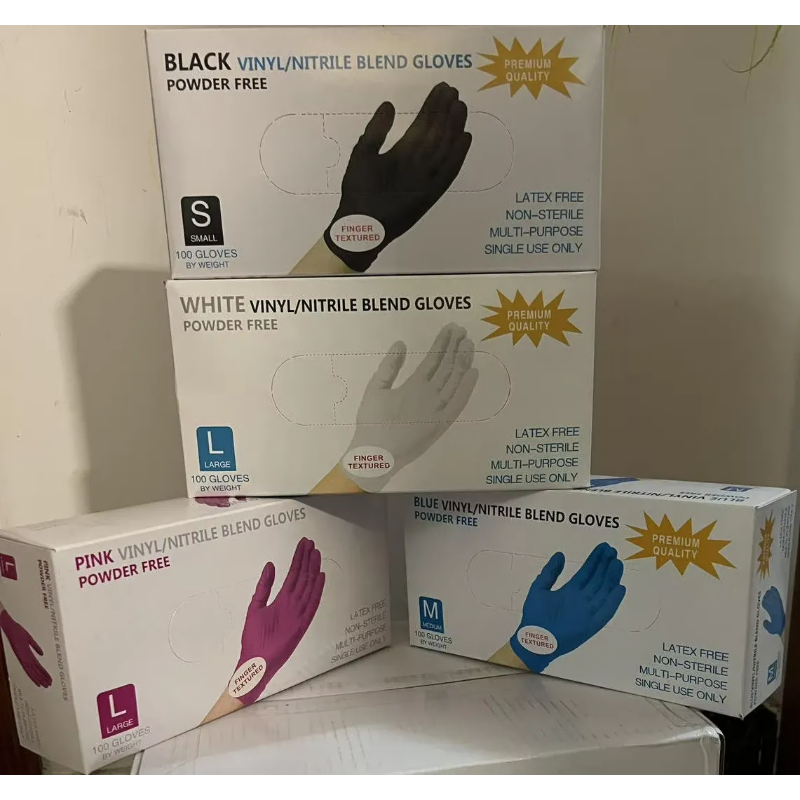 Wholesale Black Disposable Nitrile Gloves, Thick Blend Powder-Free & Latex-Free, Food Grade for Beauty Salon, Tattoo & Automotive