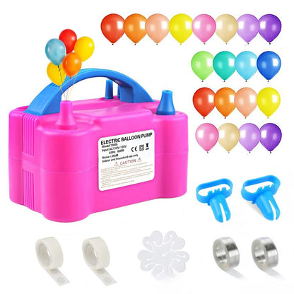 Dual Nozzle High Power Automatic Balloon Pump – Electric Air Inflator for Wedding, Party & Home Decoration