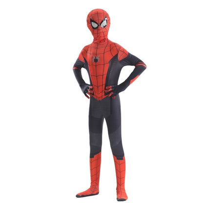 Spider-Man Far From Home Costume – Miles Morales Style Bodysuit for Men, Women, Boys & Girls, Halloween Superhero Outfit (Iron Spider/Amazing/No Way Home/Black/Symbiote/Spider-Gwen/Muscular/Black Panther, Sizes 100-190cm)