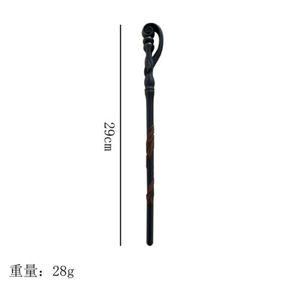 Harry Potter Light Up Wand – Voldemort & Hermione Magic Stick for Halloween Cosplay, Wizard Role Play Prop, Glowing Plastic