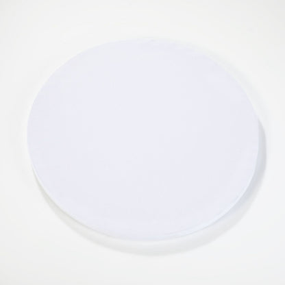 Round cake drum - Smooth plain white finish
