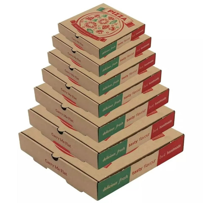 Wholesale Pizza Boxes 6-16 Inch - Foldable, Food Grade Takeaway Packaging