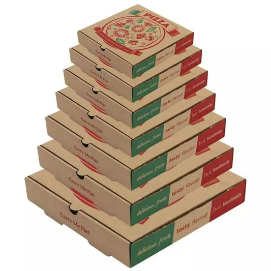 Wholesale Pizza Boxes 6-16 Inch - Foldable, Food Grade Takeaway Packaging