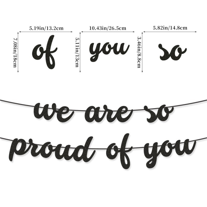 Graduation Party Banner & Garland | Mortarboard & Alphabet Bunting | Bulk Custom