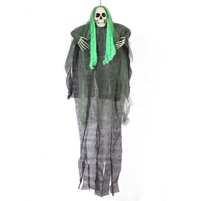 💀 Halloween Hanging Ghost Decor | Haunted House Props | 3-Piece Set & Single Ghosts