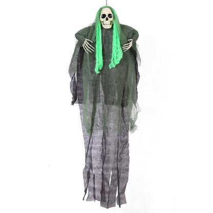 💀 Halloween Hanging Ghost Decor | Haunted House Props | 3-Piece Set & Single Ghosts