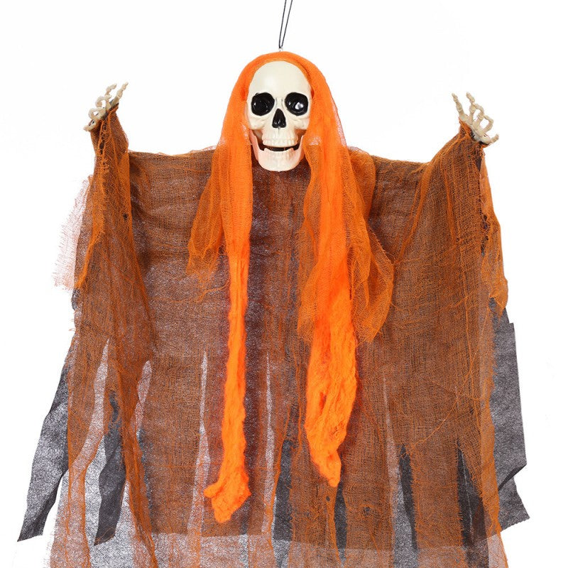 💀 Halloween Hanging Ghost Decor | Haunted House Props | 3-Piece Set & Single Ghosts