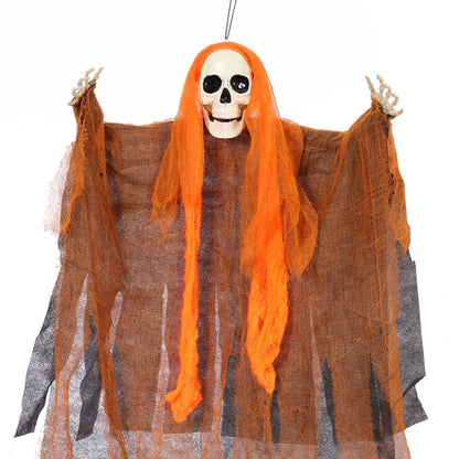 💀 Halloween Hanging Ghost Decor | Haunted House Props | 3-Piece Set & Single Ghosts