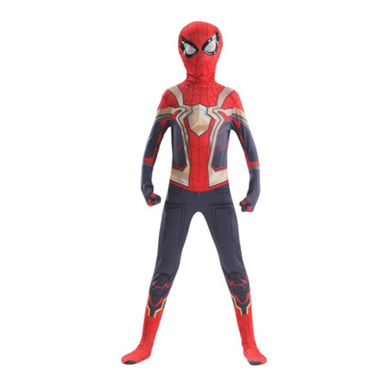 Spider-Man Far From Home Costume – Miles Morales Style Bodysuit for Men, Women, Boys & Girls, Halloween Superhero Outfit (Iron Spider/Amazing/No Way Home/Black/Symbiote/Spider-Gwen/Muscular/Black Panther, Sizes 100-190cm)