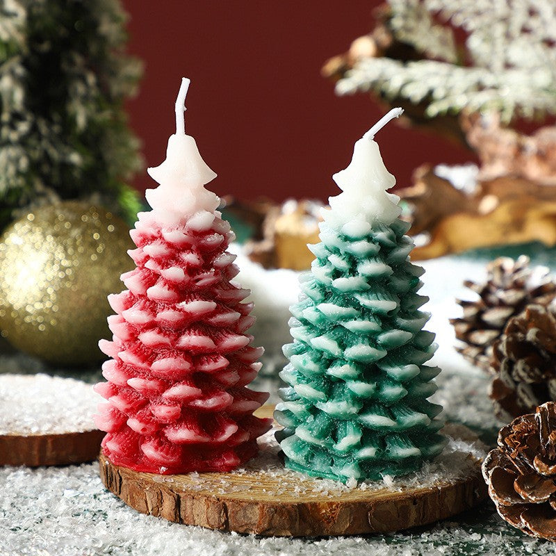Pine Cone LED Candle Bullet Shape – Flameless Flickering Tealight for Christmas Wedding Party, Centerpiece, Home & Venue Decoration