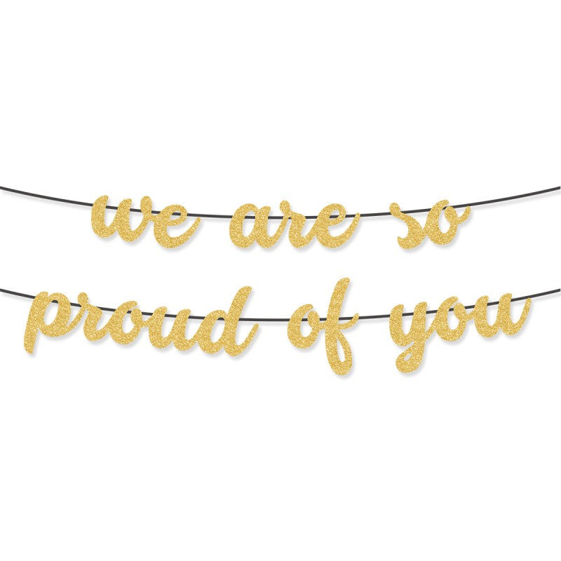 Graduation Party Banner & Garland | Mortarboard & Alphabet Bunting | Bulk Custom