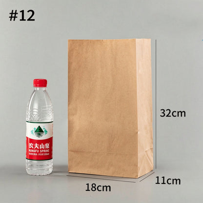 Kraft SOS bag #12 deep 18x11x32cm vertical delivery sack