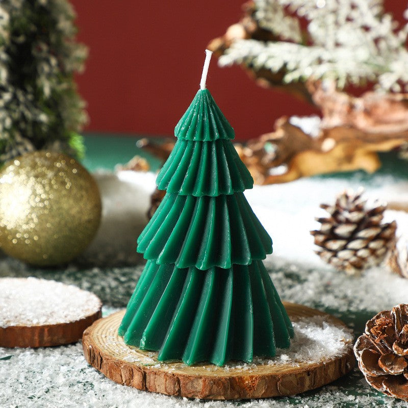 Pine Cone LED Candle Bullet Shape – Flameless Flickering Tealight for Christmas Wedding Party, Centerpiece, Home & Venue Decoration