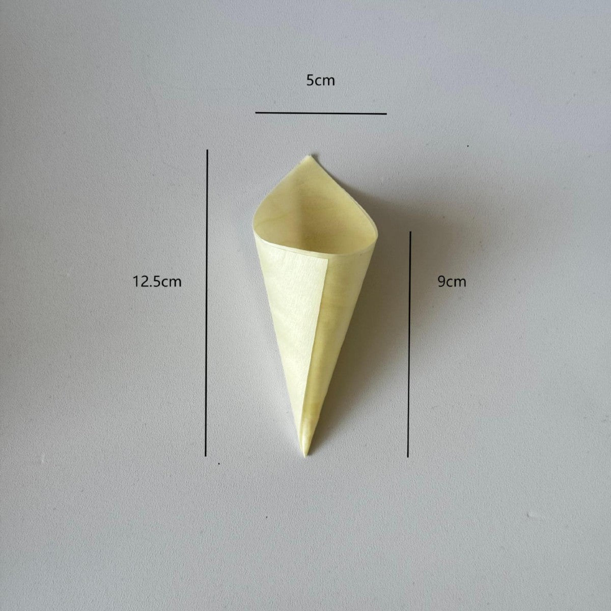Artisanal Pine Wood Tasting Cones - For Ice Cream, Appetizers & Gourmet Sampling