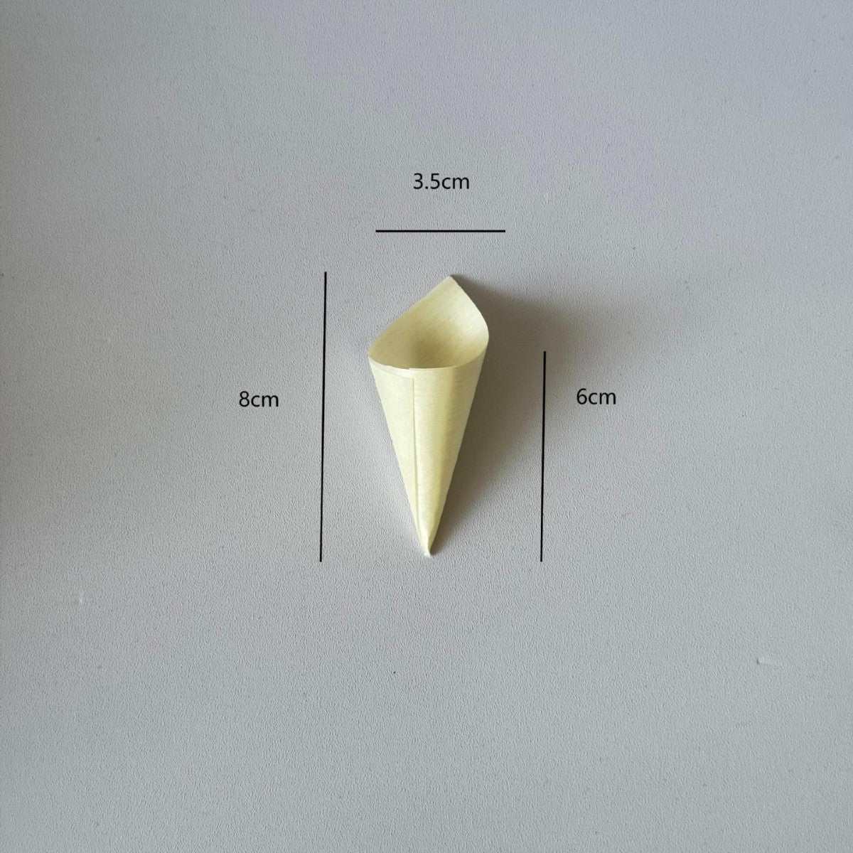 Artisanal Pine Wood Tasting Cones - For Ice Cream, Appetizers & Gourmet Sampling