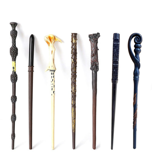 Harry Potter Light Up Wand – Voldemort & Hermione Magic Stick for Halloween Cosplay, Wizard Role Play Prop, Glowing Plastic