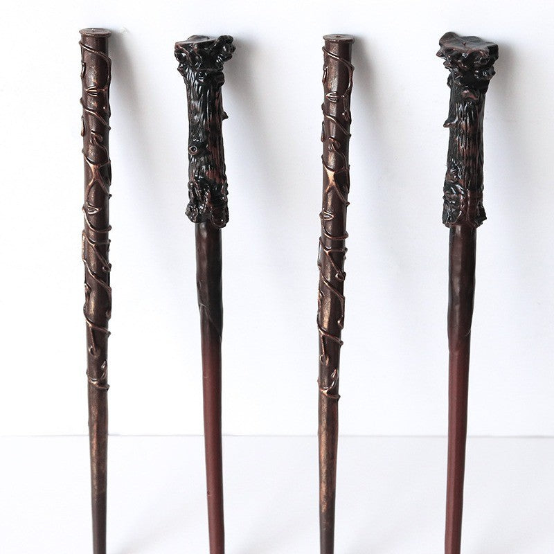 Harry Potter Light Up Wand – Voldemort & Hermione Magic Stick for Halloween Cosplay, Wizard Role Play Prop, Glowing Plastic