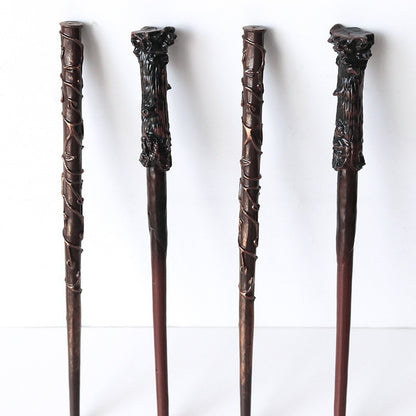 Harry Potter Light Up Wand – Voldemort & Hermione Magic Stick for Halloween Cosplay, Wizard Role Play Prop, Glowing Plastic