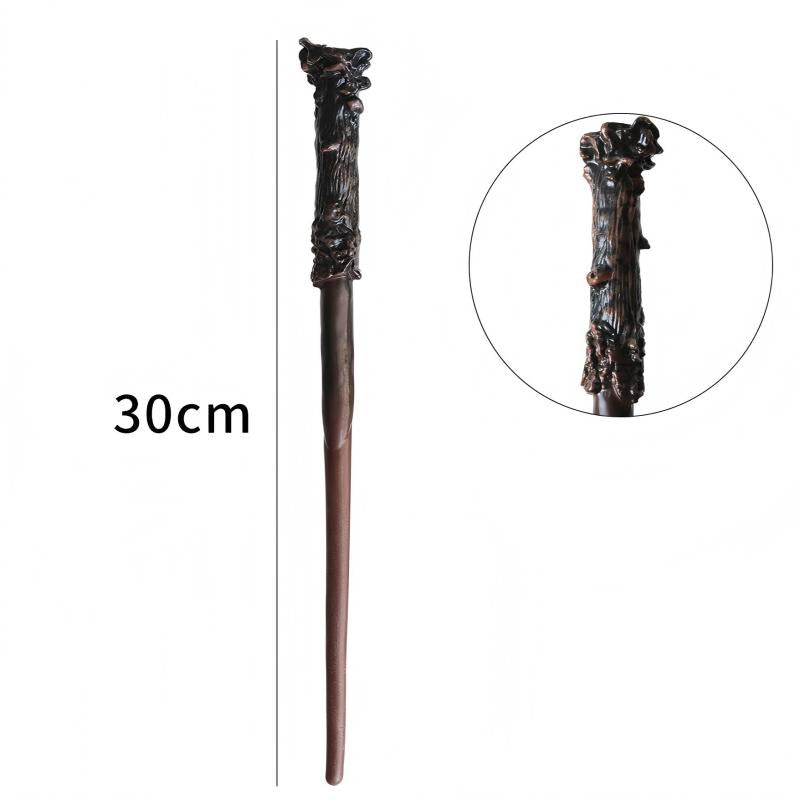 Harry Potter Light Up Wand – Voldemort & Hermione Magic Stick for Halloween Cosplay, Wizard Role Play Prop, Glowing Plastic