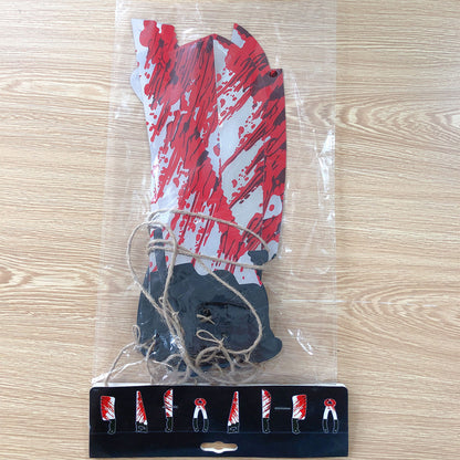 🔪 Paper Bloody Knife Garland | Halloween Haunted House Decoration | Hanging Props