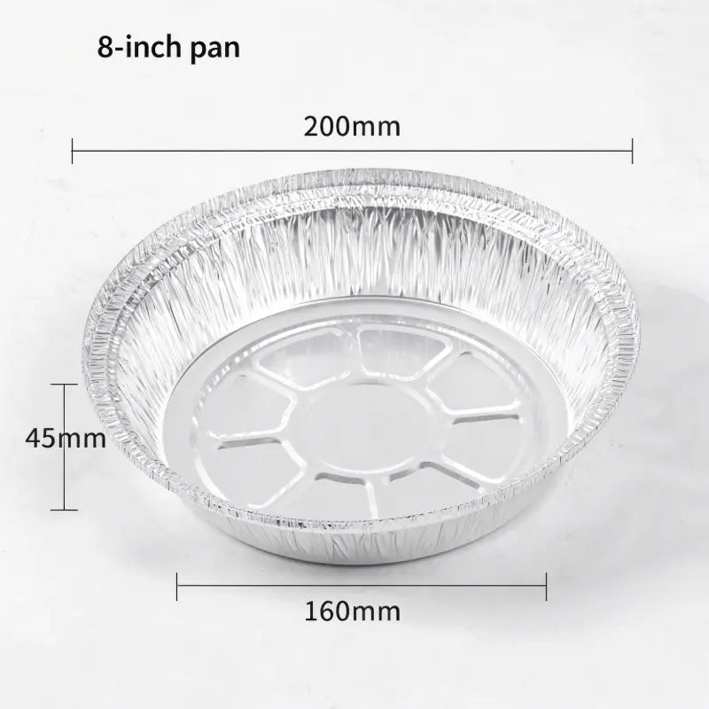 Aluminum foil container 8-inch round cake and pie pan