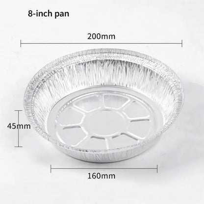 Aluminum foil container 8-inch round cake and pie pan