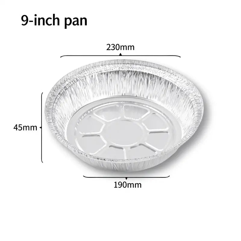 Aluminum foil container 9-inch round roasting and baking pan