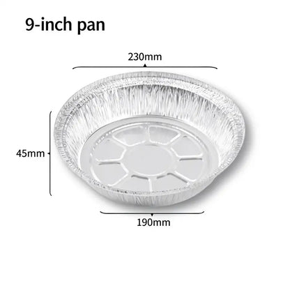 Aluminum foil container 9-inch round roasting and baking pan