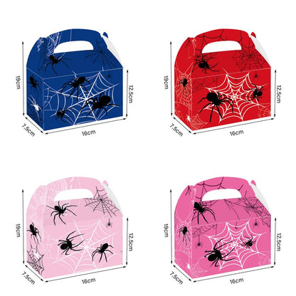 Halloween Spider Web Party Supplies | Birthday Tableware & Banner Decor Set (7″/9″ Plates, Cups, Napkins, Tablecloth, Bunting, Cutlery, Straws)