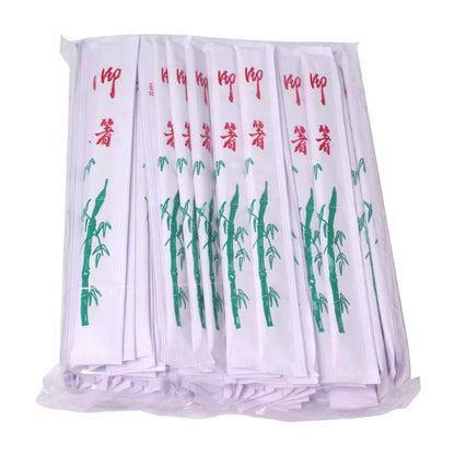 Wholesale Customizable Twin Bamboo Chopsticks for Takeout & Catering