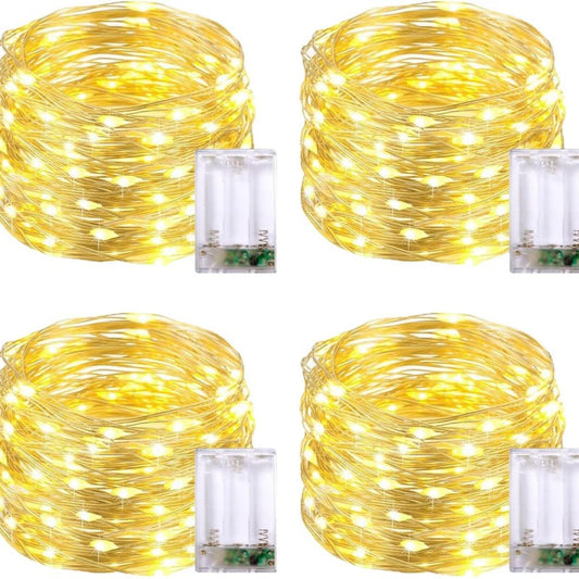LED Copper Wire Light Strip with BatterWaterproof Twinkle String for Bubble Ball, Wedding Centerpiece, Party Decoration & Art Craft