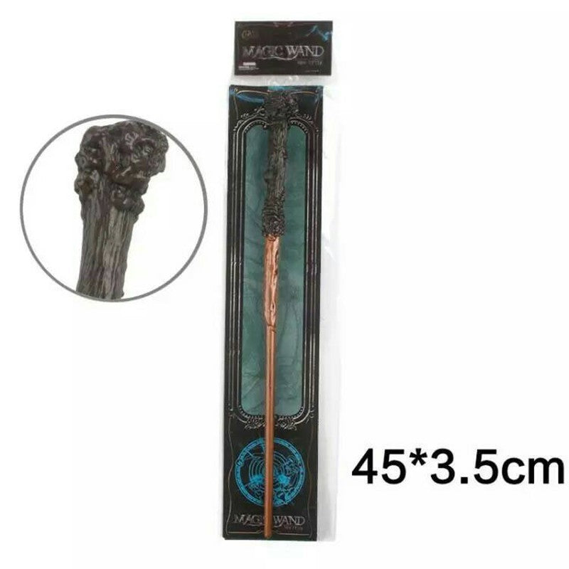 Harry Potter Light Up Wand – Voldemort & Hermione Magic Stick for Halloween Cosplay, Wizard Role Play Prop, Glowing Plastic