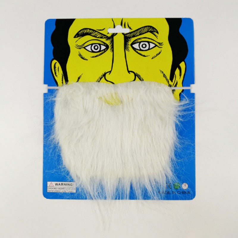 Halloween Fake Mustache & Beard Set – Costume Facial Hair for Adults, Funny Photo Booth Prop, Masquerade Party Supplies