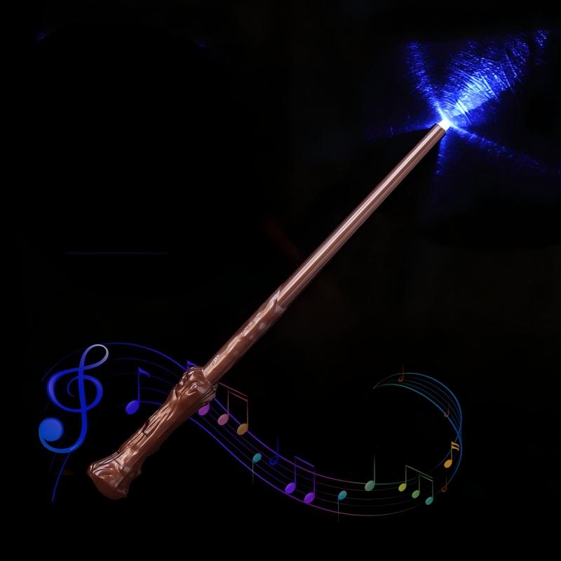 Harry Potter Light Up Wand – Voldemort & Hermione Magic Stick for Halloween Cosplay, Wizard Role Play Prop, Glowing Plastic