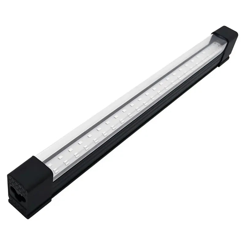 UV black light bar single unlit aluminum housing perspective