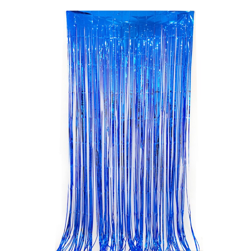 Shiny Tinsel Rain Curtain – Holographic Fringe Door Curtain for Birthday, Wedding & Outdoor Backdrop Decor