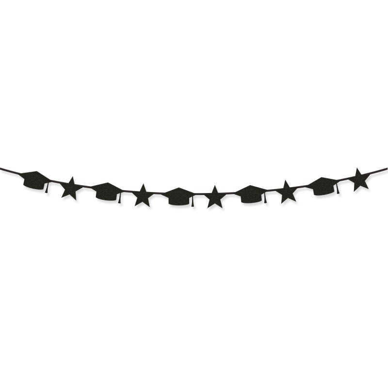 Graduation Party Banner & Garland | Mortarboard & Alphabet Bunting | Bulk Custom