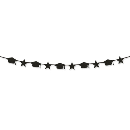 Graduation Party Banner & Garland | Mortarboard & Alphabet Bunting | Bulk Custom