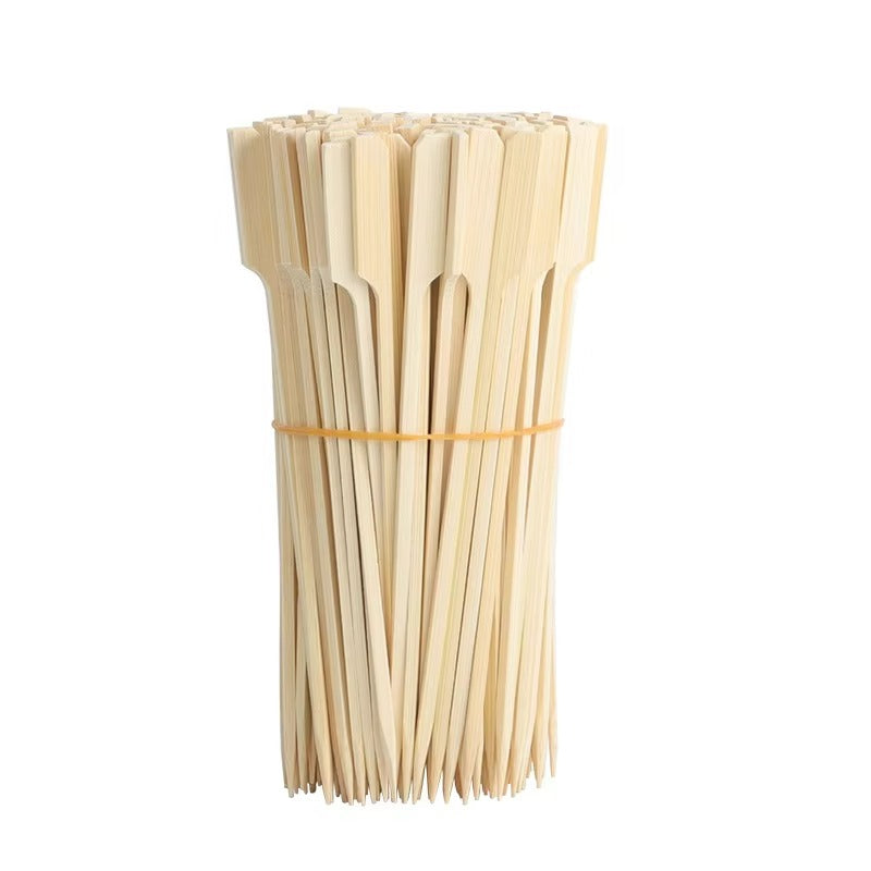 Japanese Teppo BBQ Skewers - Natural Bamboo Paddle Skewers for Yakitori & Grilling