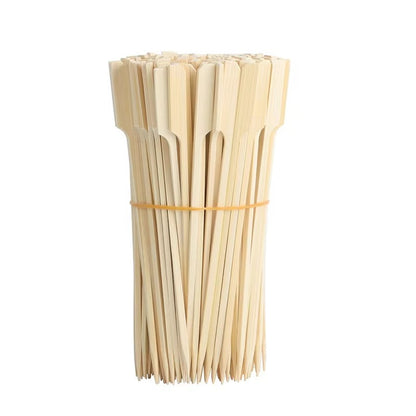 Japanese Teppo BBQ Skewers - Natural Bamboo Paddle Skewers for Yakitori & Grilling